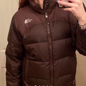 Brown North Face Puffer jacket